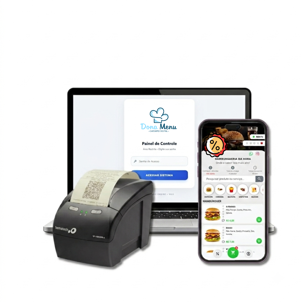 Cardápio Digital e Sistema de Delivery